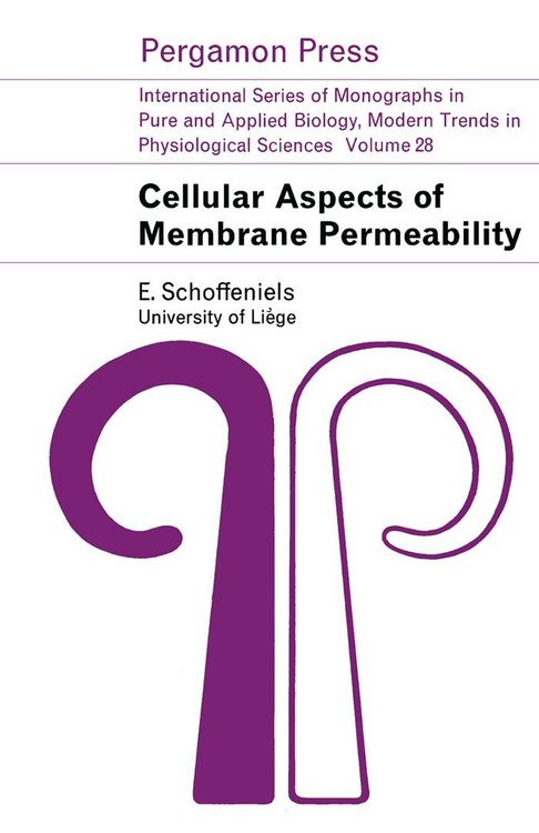 Produktbild: Cellular Aspects of Membrane Permeability