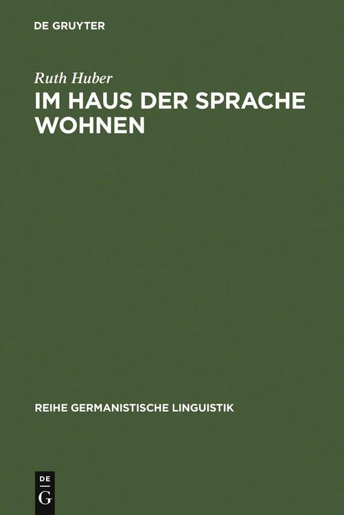 Produktbild: Im Haus der Sprache wohnen