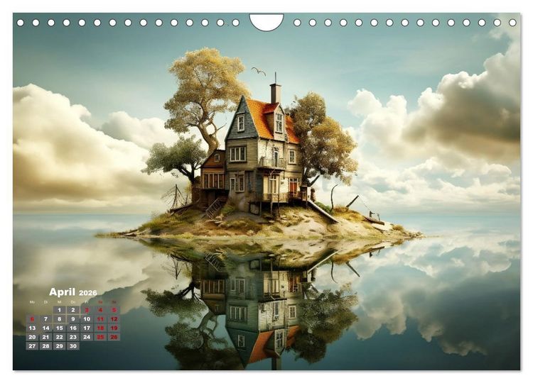 Produktbild: Fantastische Inselwelten (Wandkalender 2026 DIN A4 quer), CALVENDO Monatskalender