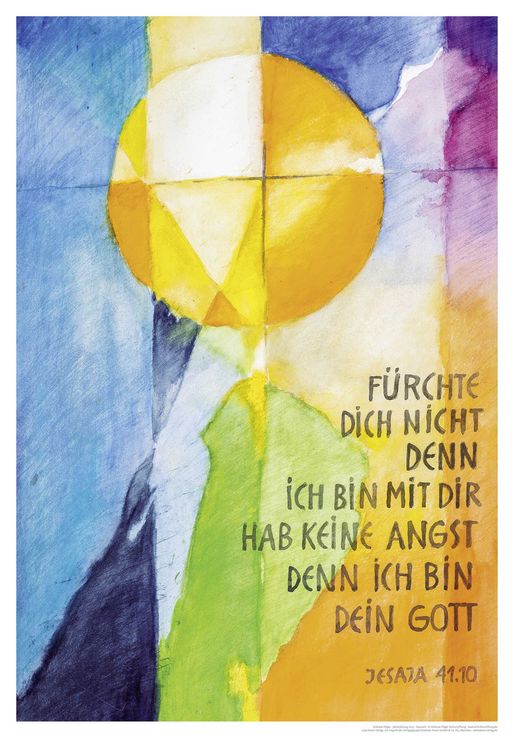 Produktbild: Jahreslosung 2027 Andreas Felger, Kunstdruck 63 x 92 cm