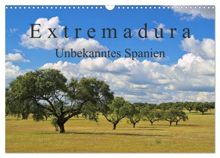 Produktbild: Extremadura - Unbekanntes Spanien (Wandkalender 2026 DIN A3 quer), CALVENDO Monatskalender