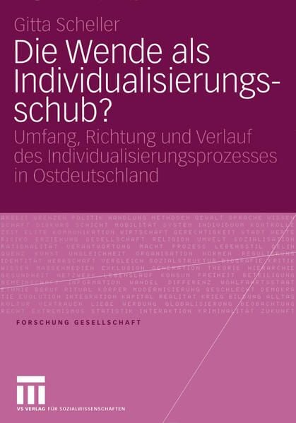 Produktbild: Die Wende als Individualisierungsschub?