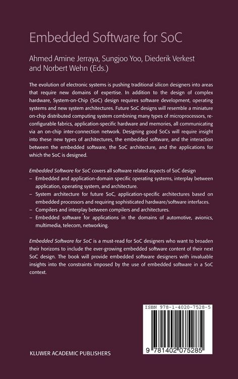 Produktbild: Embedded Software for SoC