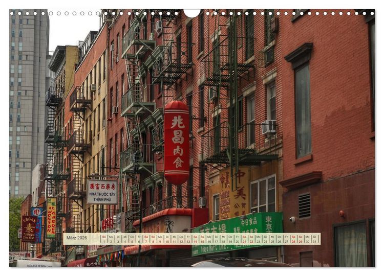Produktbild: Streets of New York - Zu Fu&szlig; durch die Metropole der Superlative (Wandkalender 2026 DIN A3 quer), CALVENDO Monatskalender
