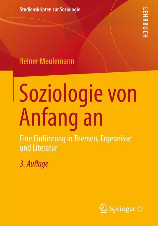 Produktbild: Soziologie von Anfang an