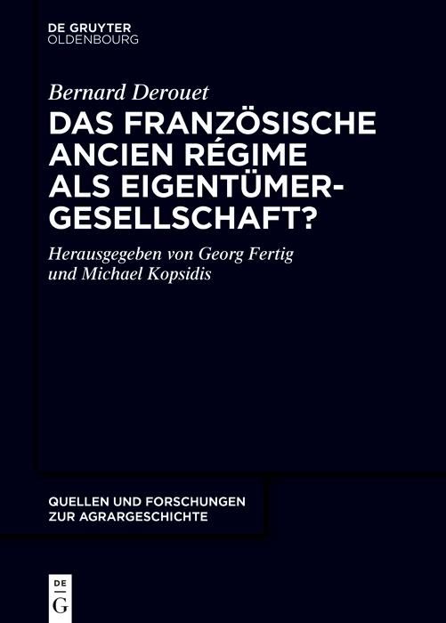 Produktbild: Das franz&ouml;sische Ancien R&eacute;gime als Eigent&uuml;mergesellschaft?