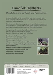 Produktbild: Dampflok Highlights - Dampflokomotiven auf Haupt- und Nebenstrecken
