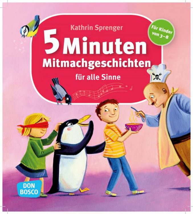 Produktbild: 5 Minuten Mitmachgeschichten f&uuml;r alle Sinne