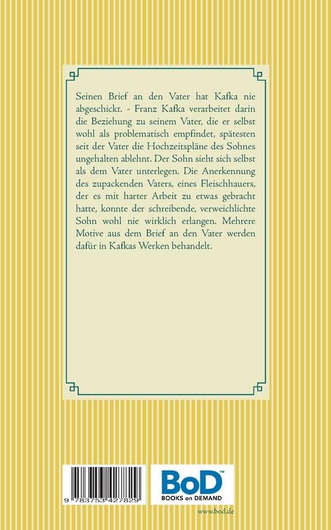 Produktbild: Brief an den Vater