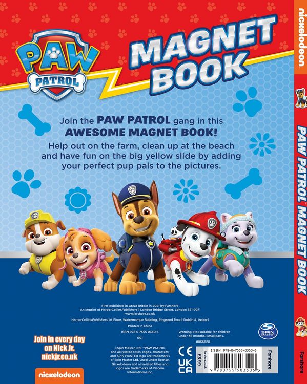 Produktbild: PAW PATROL MAGNET BK HB