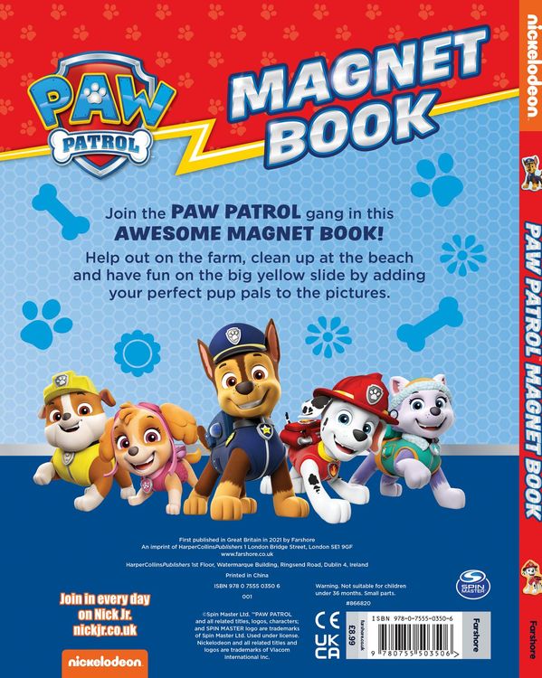 Produktbild: Paw Patrol Magnet Book