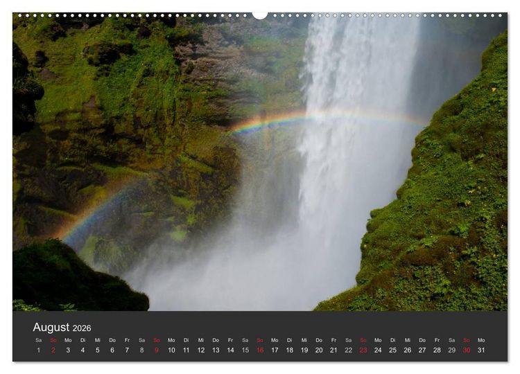 Produktbild: Island Highlights (hochwertiger Premium Wandkalender 2026 DIN A2 quer), Kunstdruck in Hochglanz