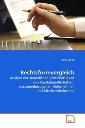 Produktbild: Schels, T: Rechtsformvergleich