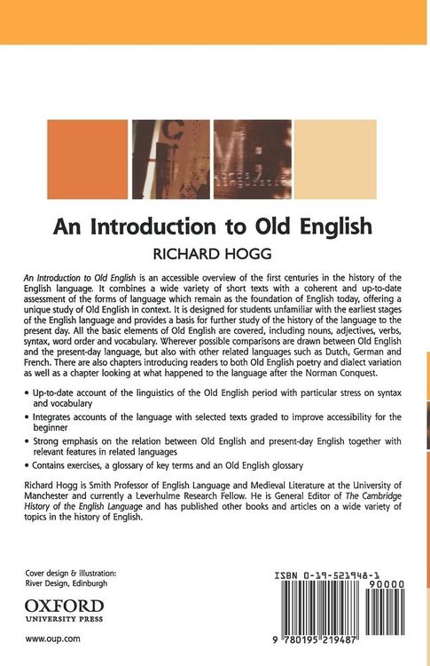 Produktbild: An Introduction to Old English
