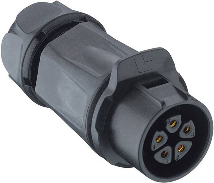 Produktbild: Lutronic 0262 02 Rundsteckverbinder Kupplung, gerade Gesamtpolzahl: 2 1St.