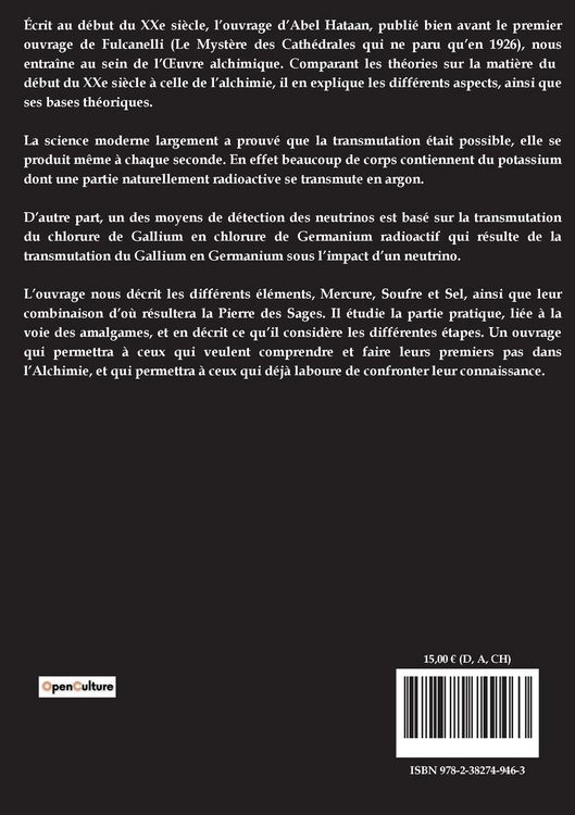 Produktbild: Contribution &agrave; l'&eacute;tude de l'alchimie