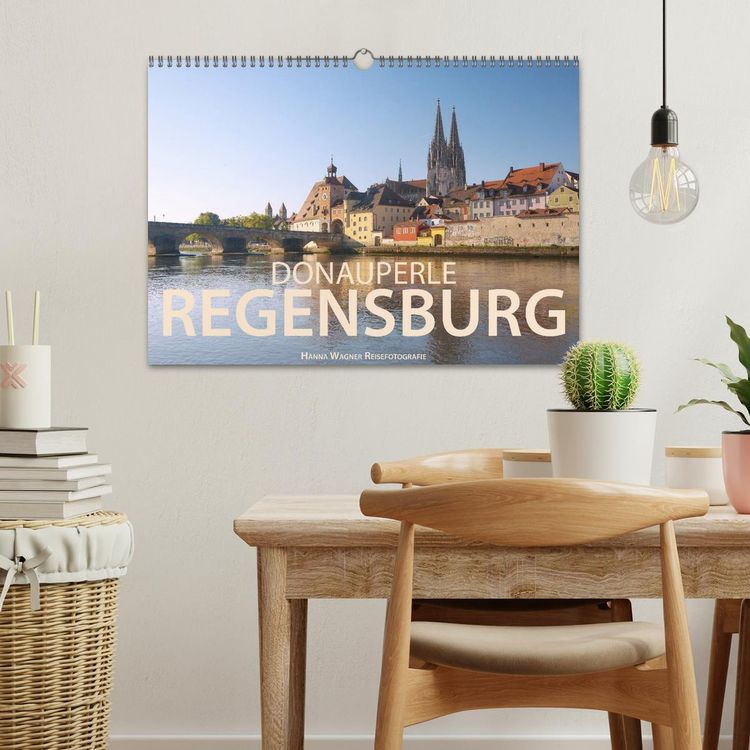 Produktbild: Donauperle Regensburg (Wandkalender 2026 DIN A3 quer), CALVENDO Monatskalender