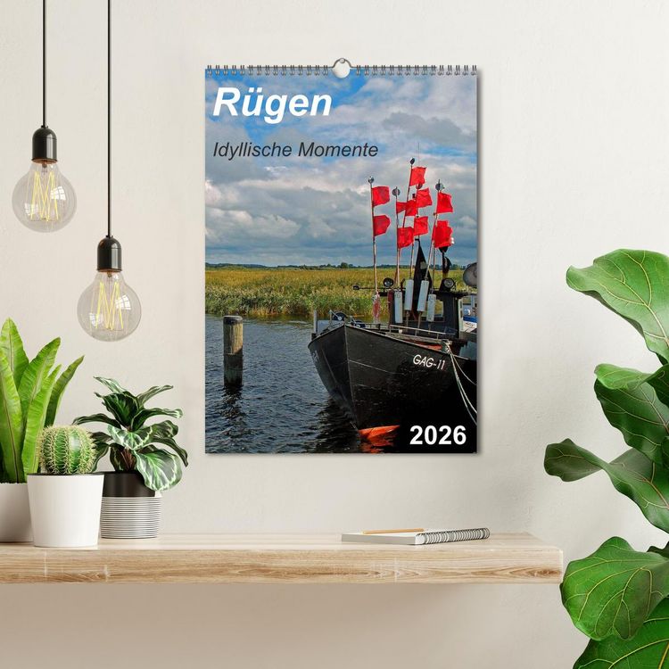 Produktbild: R&uuml;gen-Idyllische Momente (Wandkalender 2026 DIN A3 hoch), CALVENDO Monatskalender
