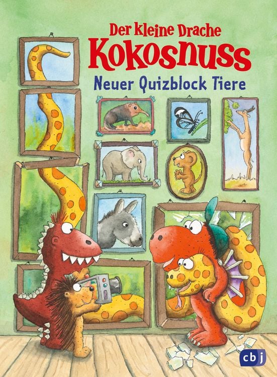 Produktbild: Der kleine Drache Kokosnuss - Quizblock Tiere 2