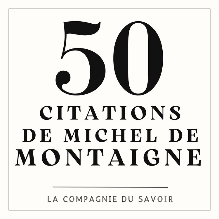 Produktbild: 50 citations de Michel De Montaigne