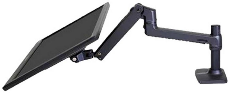 Produktbild: Ergotron Monitor-Tischhalterung LX Arm Desk Mount 1 Display(s) 38,1 cm (15") - 86,4 cm (34") Schwarz Drehbar, H&ouml;henverstellbar, Neigbar, Schwenkbar
