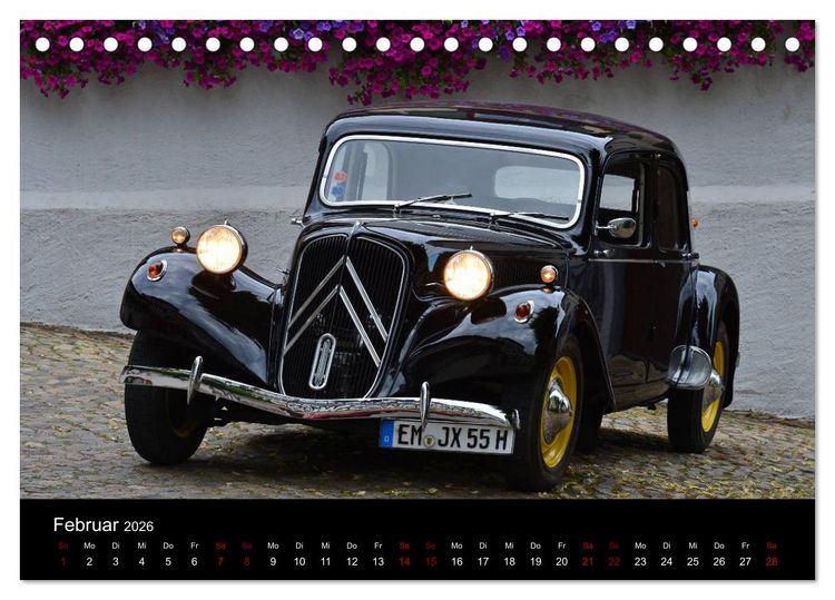 Produktbild: Citro&euml;n 11CV Traction Avant (Tischkalender 2026 DIN A5 quer), CALVENDO Monatskalender