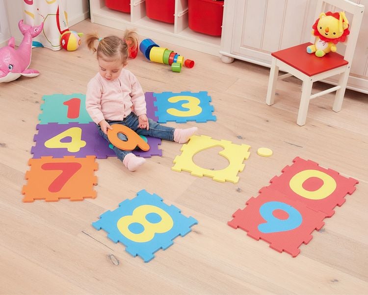 Produktbild: Puzzlematten, mit Zahlen zum