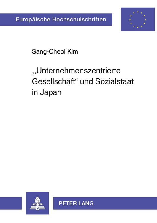Produktbild: 'Unternehmenszentrierte Gesellschaft' und Sozialstaat in Japan
