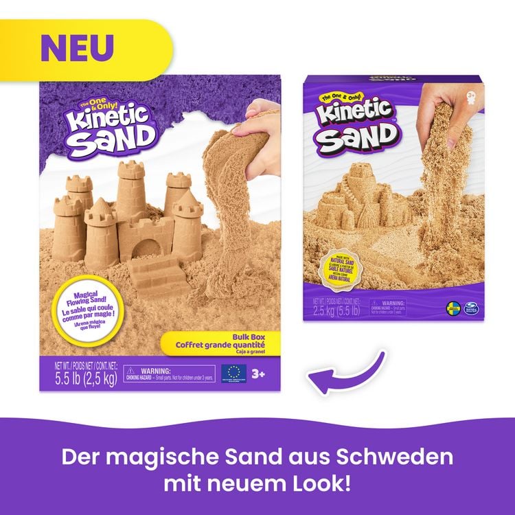 Produktbild: Kinetic Sand Naturbraun, 2,5 kg