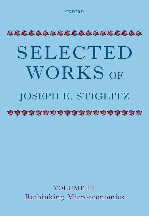 Produktbild: Selected Works of Joseph E. Stiglitz
