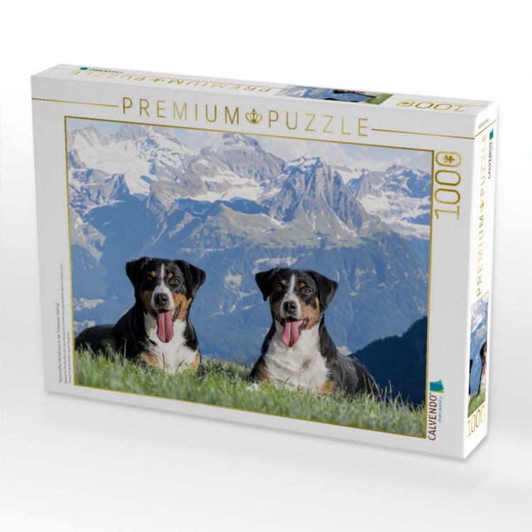 Produktbild: CALVENDO Puzzle Appenzeller H&uuml;ndinnen in der Schweizer Heimat | 1000 Teile Lege-Gr&ouml;&szlig;e 64x48cm Foto-Puzzle f&uuml;r gl&uuml;ckliche Stunden
