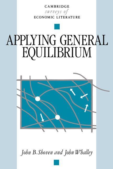 Produktbild: Applying General Equilibrium