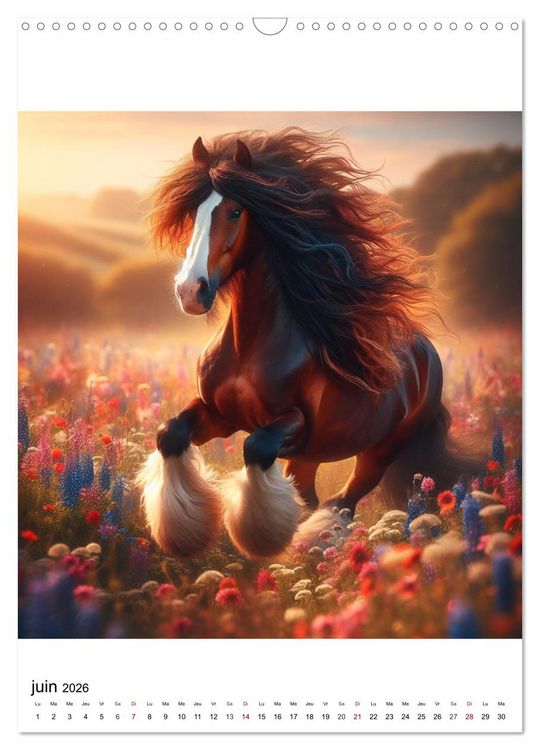 Produktbild: Cob irlandais (Calendrier mural 2026 DIN A3 horizontal), CALVENDO calendrier mensuel