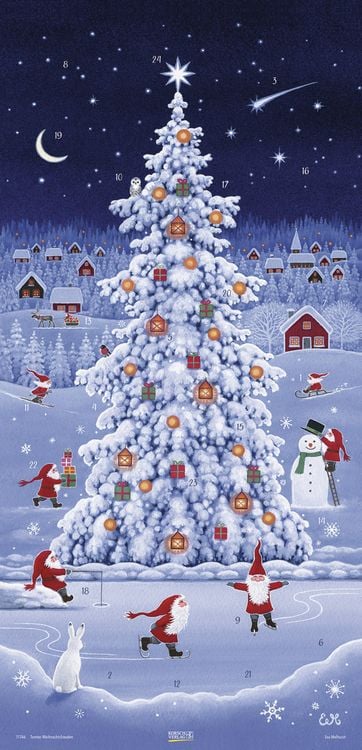 Produktbild: Adventskalender "Tomtes Weihnachtsfreuden"