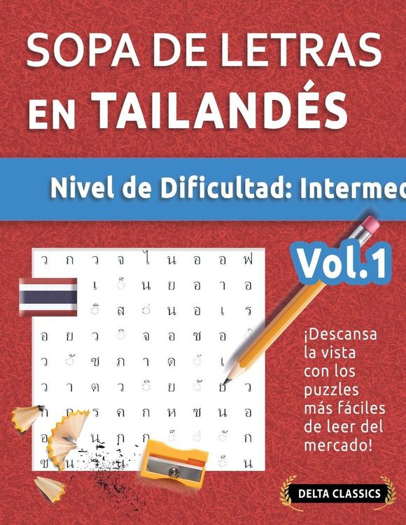 Produktbild: Sopa De Letras En Tailand&eacute;s - Nivel De Dificultad
