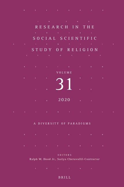 Produktbild: Research in the Social Scientific Study of Religion, Volume 31