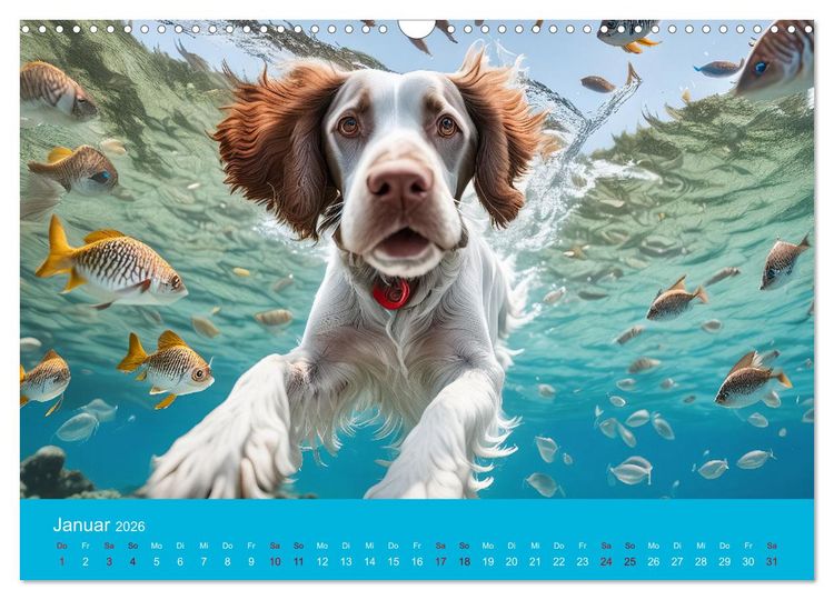 Produktbild: Tierische Urlaubstr&auml;ume (Wandkalender 2026 DIN A3 quer), CALVENDO Monatskalender