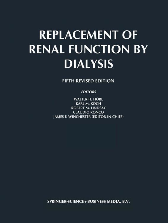 Produktbild: Replacement of Renal Function by Dialysis