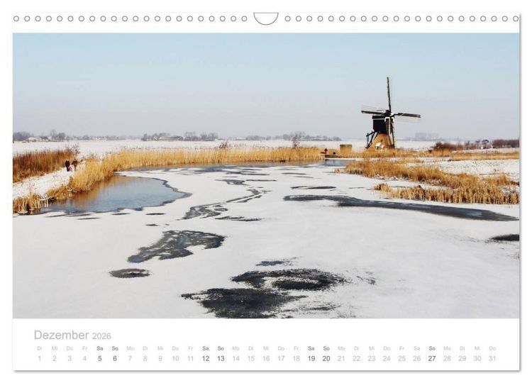 Produktbild: Polderlandschaften in Holland (Wandkalender 2026 DIN A3 quer), CALVENDO Monatskalender