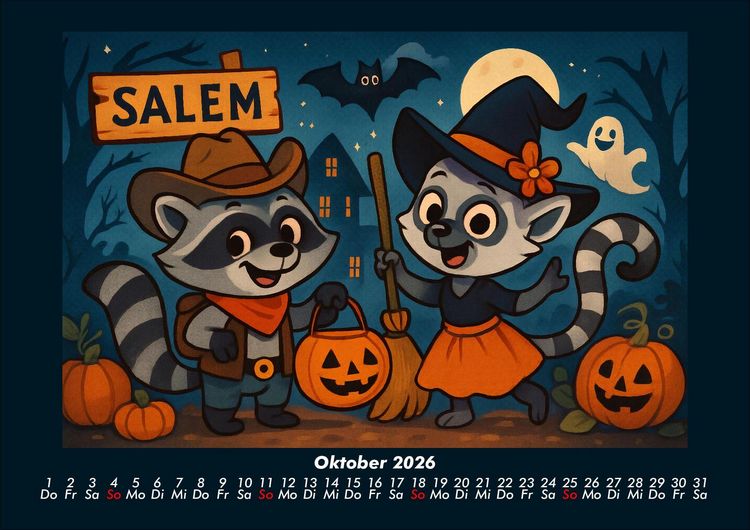 Produktbild: Rocco & Lulu - Reise durch die USA 2026 Fotokalender DIN A4