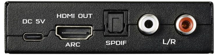 Produktbild: SpeaKa Professional Audio Extraktor SP-HDA-190 [HDMI - HDMI] 3840 x 2160 Pixel