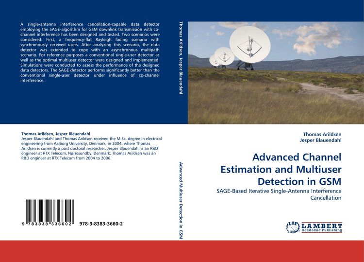 Produktbild: Advanced Channel Estimation and Multiuser Detection in GSM