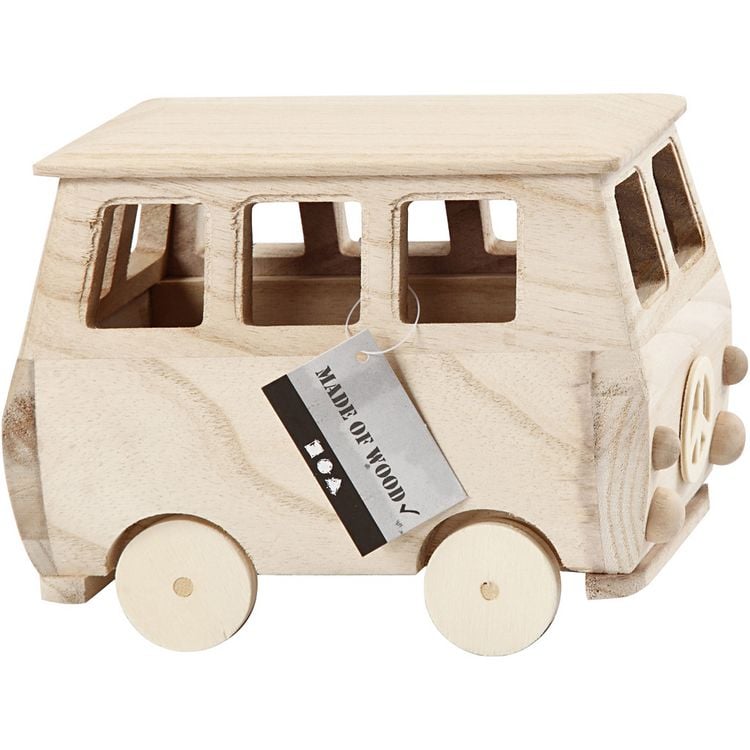Produktbild: Creativ Company Minibus, Gr&ouml;&szlig;e 17x10x13 cm, 1 Stk