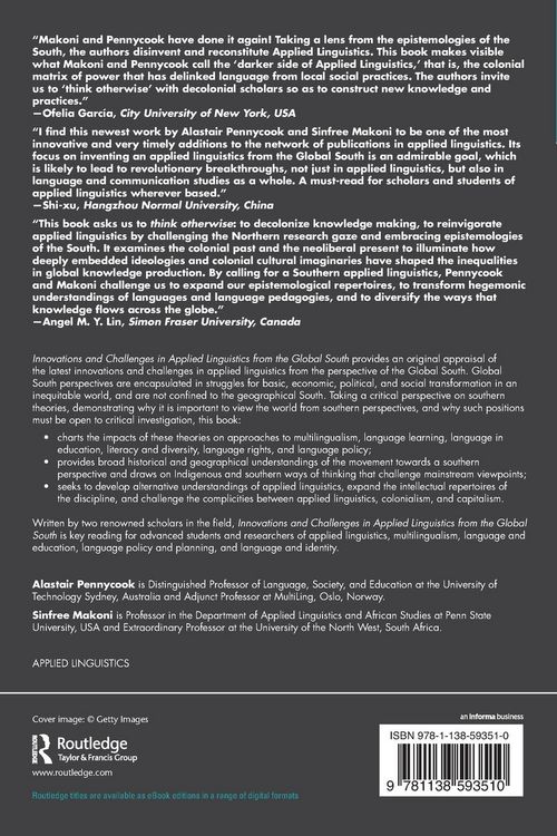 Produktbild: Innovations and Challenges in Applied Linguistics from the Global South