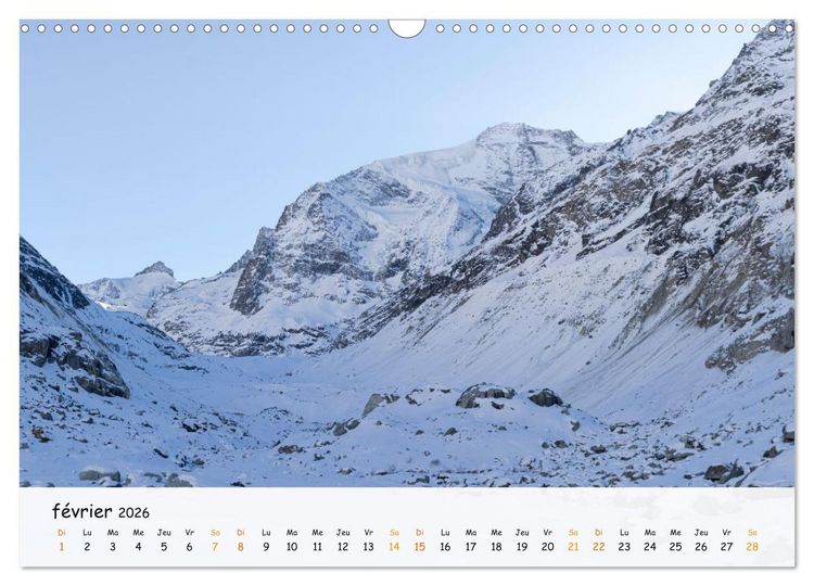 Produktbild: Sc&egrave;nes de cimes (Calendrier mural 2026 DIN A3 vertical), CALVENDO calendrier mensuel
