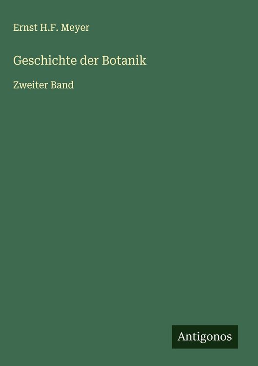 Produktbild: Geschichte der Botanik