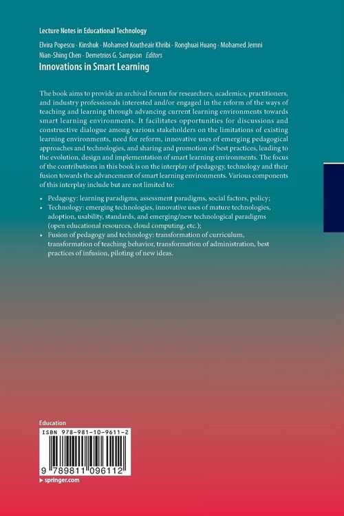 Produktbild: Innovations in Smart Learning