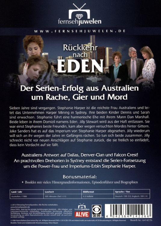 Produktbild: R&uuml;ckkehr nach Eden - Box 2 [4 DVDs]