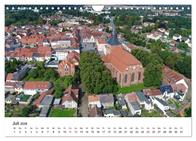 Produktbild: Sternberg in Mecklenburg - Luftaufnahmen von Markus Rein (Wandkalender 2026 DIN A4 quer), CALVENDO Monatskalender
