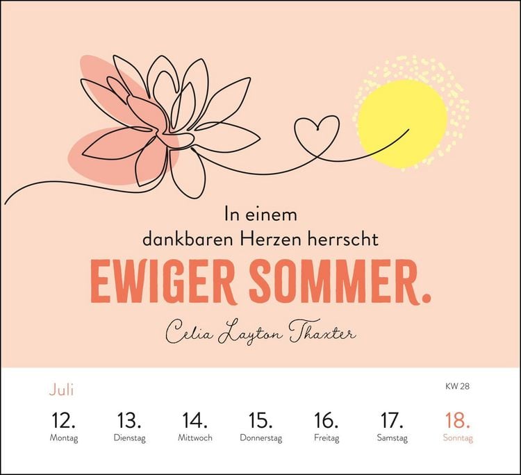 Produktbild: Wochenkalender 2027: Sei stark. Sei anders. Sei DU.